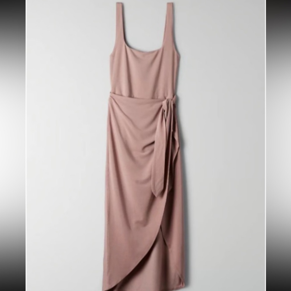 Wilfred Saturn Mauve Midi Dress